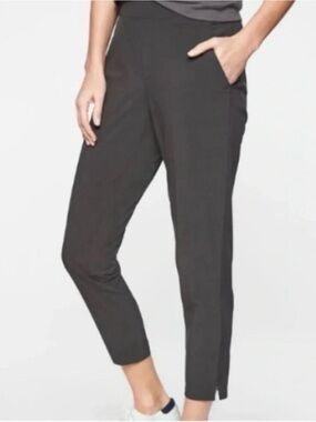 Athleta Brooklyn Ankle Pant Green Cropped Ankle Pants